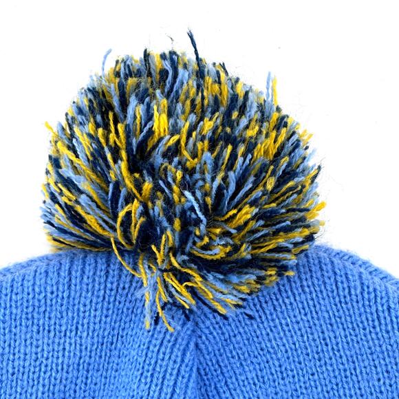 Denver Nuggets NBA Basketball Knit Beanie Cap Hat With Pom One Size - Picture 4 of 5